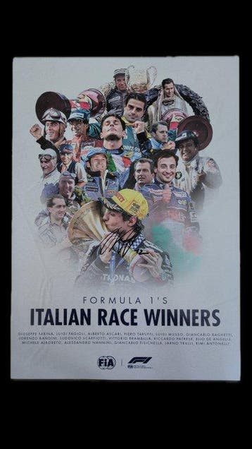 Anonymous - Formula 1 italian race winners, Nieuw
