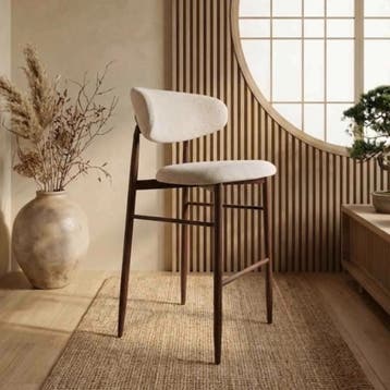Gigi Barstoel | Hoog & Laag | Japandi - 65 cm | Het Anker, Ophalen of Verzenden, Nieuw
