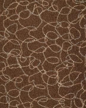 Imitatie Bont Broderie Bruin, Nieuw, Bruin