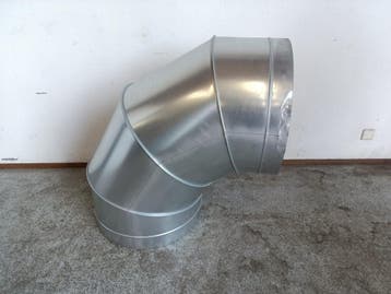 Spiro bocht - Ø 630 mm - 90° graden, Gebruikt