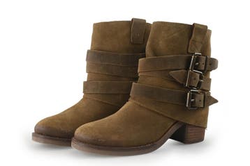 Sacha Enkellaarzen in maat 38 Bruin, Kleding | Dames, Schoenen, Bruin, Verzenden, Lage of Enkellaarzen, Zo goed als nieuw