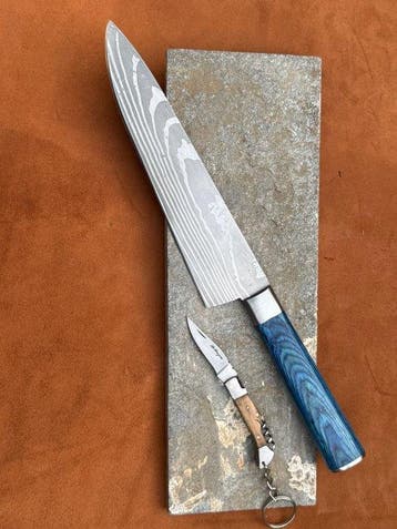 Hekito - Keukenmes - Chefs knife - Exclusief vintage