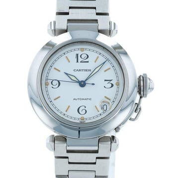 Cartier - Pasha C Date - 1031/W31015M7 - Unisex - 2004, Nieuw