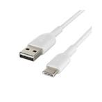 Belkin boost charge USB-A naar USB-C kabel 2 meter wit, Telecommunicatie, Ophalen of Verzenden, Nieuw
