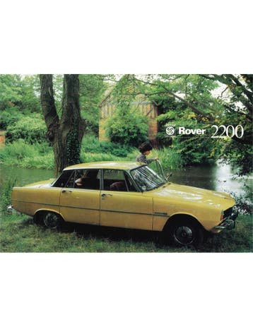 1973 ROVER 2200 BROCHURE NEDERLANDS, Nieuw, Author