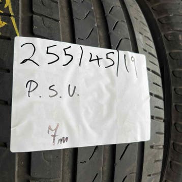 2 x Pirelli Scorpion Verde 255-45-19 Zomerbanden 7mm, 19 inch, Gebruikt, 255 mm, Ophalen of Verzenden