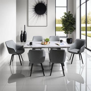 Draaibare eetkamerstoel Alicon, gestoffeerd, Huis en Inrichting, Stoelen, Verzenden, Nieuw