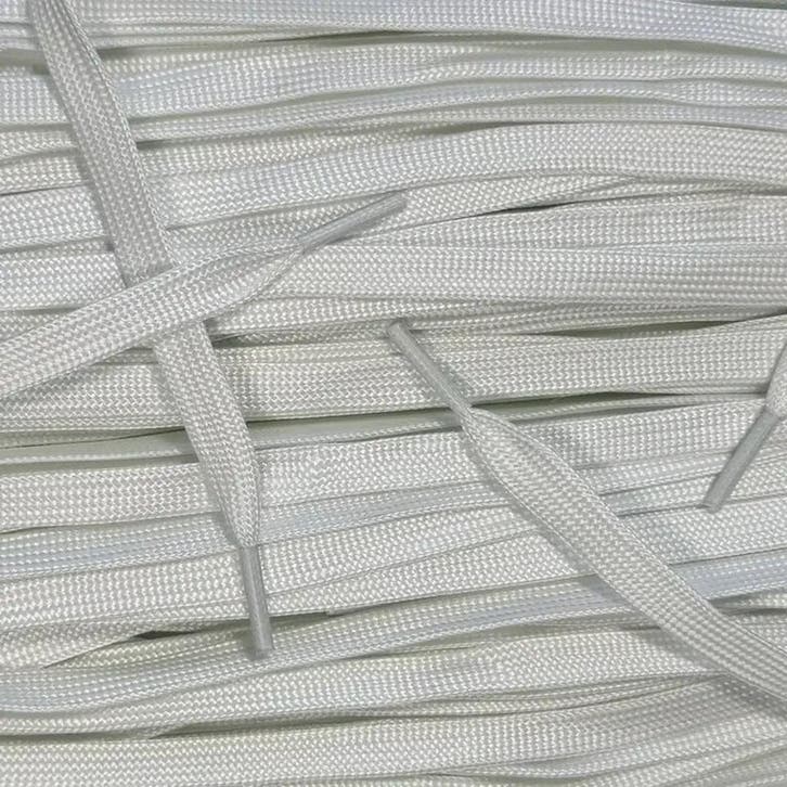 Glow in the Dark veters - Wit • 120  cm x 9 mm, Kleding | Heren, Schoenen, Ophalen of Verzenden