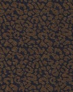 Chenille Denim Panter Donker Bruin, Nieuw, Bruin