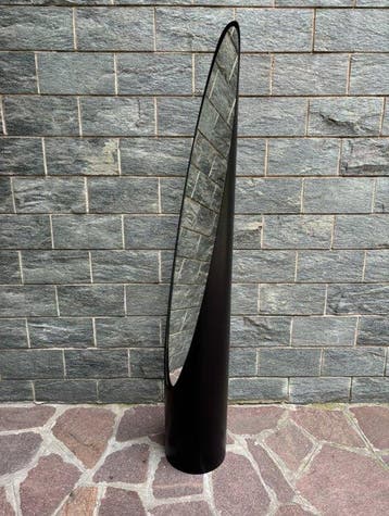Vloerspiegel- Lipstick - PVC, Glas, Hout