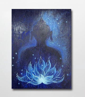 Nguyen T.H (1988) - Méditation 80 60 cm.
