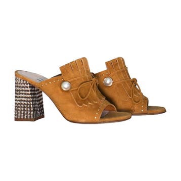 Guglielmo Rotta • bruine suede sandalen • 37, Guglielmo Rotta, Verzenden, Nieuw, Bruin
