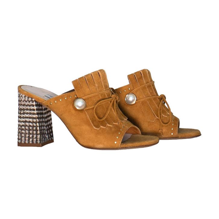 Guglielmo Rotta • bruine suede sandalen • 37, Kleding | Dames, Schoenen, Bruin, Nieuw, Verzenden