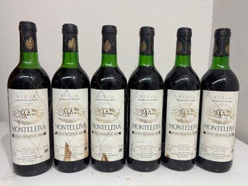 1982 Bodegas Monteleiva - Rioja Gran Reserva - 6 Flessen, Nieuw
