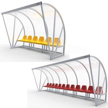 Dug-out model B met kuipstoelen, Sport en Fitness, Voetbal, Ophalen of Verzenden, Nieuw, Overige typen