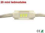 20 x Mini Led Modules Warm-wit Ip65, Verzenden, Nieuw