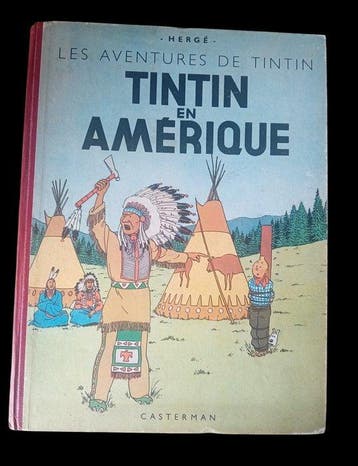 Tintin T3 - Tintin en Amérique (B1) - C - 2e édition - 1, Boeken, Nieuw