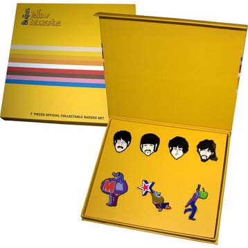 The Beatles Yellow Submarine Characters - Pin set off merch., Ophalen of Verzenden, Nieuw, Kleding