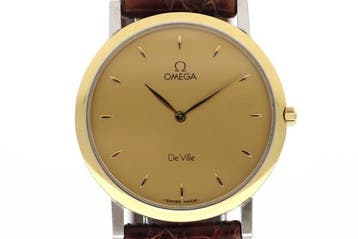 Omega - Omega De Ville Classic Quartz Gold Dial - Zonder, Nieuw