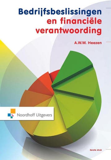 9789001762094 Bedrijfsbeslissingen en financiele verantwo..., Verzenden, Zo goed als nieuw, A.W.W. Heezen