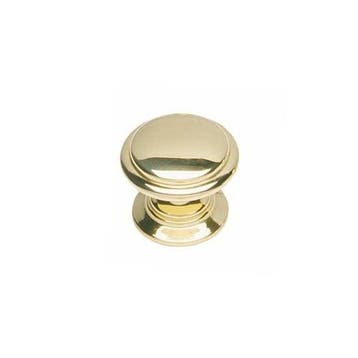 Meubelknop 32 mm messing gelakt - voor kast of lade - Int..., Ophalen of Verzenden, Nieuw, Koper of Messing, Overige typen
