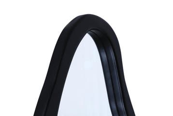 Staande spiegel ORGANIC 180cm MDF zwart, Ophalen of Verzenden, Nieuw