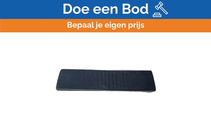 Bieden: Uttern S52 transom bench seat backrest cushion antr, Huis en Inrichting, Woonaccessoires | Kussens, Nieuw, Ophalen of Verzenden