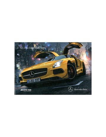 2013 MERCEDES BENZ SLS AMG BLACK SERIES HARDCOVER BROCHURE, Nieuw, Author