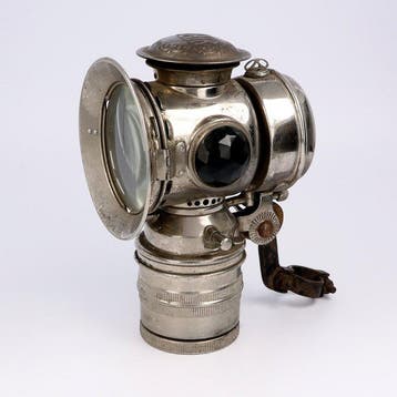 NO RESERVE - Éclair. Carbid fietslamp. - Lamp - Metaal,