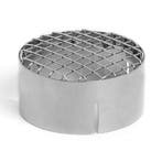 Wallas Inlaatrooster RVS Kachelmontage 75mm, Ophalen of Verzenden, Nieuw
