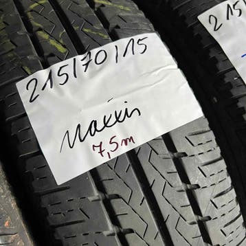 2 x Maxxis 215-70-15 C Zomerbanden 7,5mm, Auto-onderdelen, Banden en Velgen, 15 inch, Ophalen of Verzenden, Band(en), Zomerbanden
