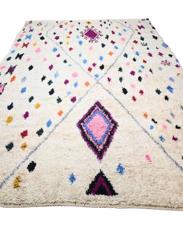 Groot Berber tapijt Azilal 350x250 wollen vloerkleed Marokko, 200 cm of meer, Rechthoekig, Nieuw, 200 cm of meer