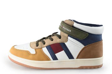 Tommy Hilfiger Hoge sneakers Jongens in maat 37 Beige, Verzenden, Jongen of Meisje, Schoenen, Tommy Hilfiger