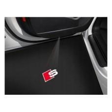 Audi instapverlichting LED met logoprojectie van S logo, Ophalen of Verzenden, Nieuw