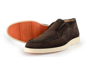 Santoni Instappers in maat 45 Bruin, Bruin, Verzenden, Overige typen, Zo goed als nieuw