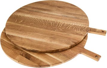 Houten Ronde Snijplank met Handvat / Pizzaplank - 56cm -...