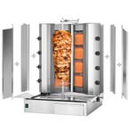 GGM Gastro | Gas Gyros-/ Döner grill - V vorm - 4+4 branders, Verzenden