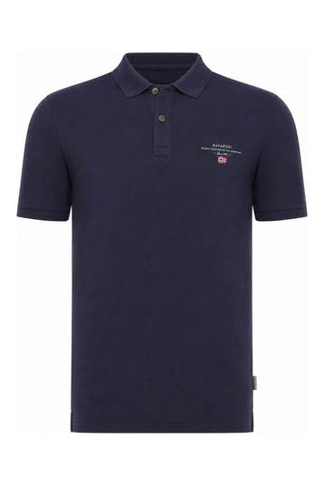 Napapijri Polo in maat L Zwart, Verzenden, Gedragen, Zwart, Napapijri