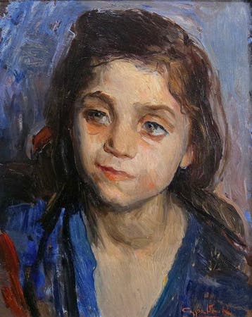 Rubens Capaldo (1908-1987) - Ritratto di bambina