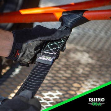 Rhino USA Heavy Duty Ratchet Tie-Downs 2-Pack (Black) 1.6In, Ophalen of Verzenden