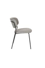 Brandvertragende eetkamerstoel Mascot Zwart/Lichtgrijs House, Verzenden, Nieuw