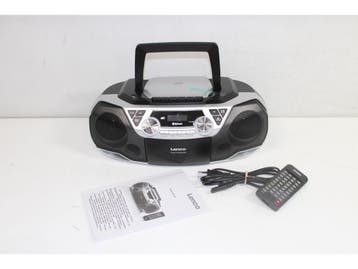 Lenco SCD-720SI - Boombox - DAB+ Bluetooth speaker MP3/CD, Audio, Tv en Foto, Radio's, Verzenden, Zo goed als nieuw