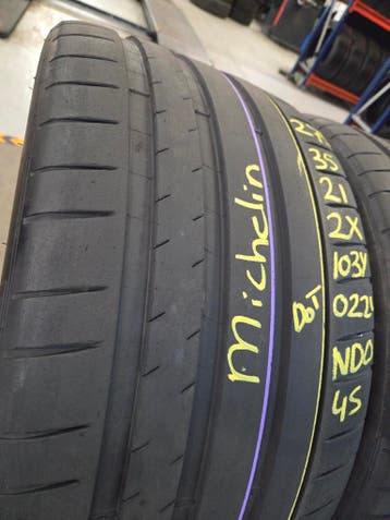 275/35/21 103Y NDO MICHELIN ZOMERBANDEN 6,4MM PROFIEL 2X, Ophalen, Gebruikt, 275 mm, 21 inch