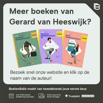 Elementaire bedrijfsadministratie / Basisboek deel 3 niveau, Boeken, Schoolboeken, Verzenden, Gelezen, Gerard van Heeswijk
