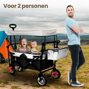 Lugia Bolderkar met dak voor 2 personen - Vijfpuntsgordel -, Ophalen of Verzenden, Zo goed als nieuw