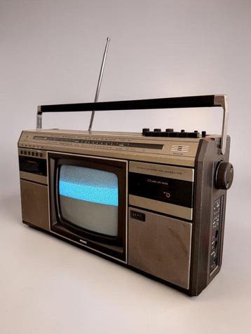 Philips - 1983 -Combistar TC-10 – XL Portable TV, Cassette, Nieuw