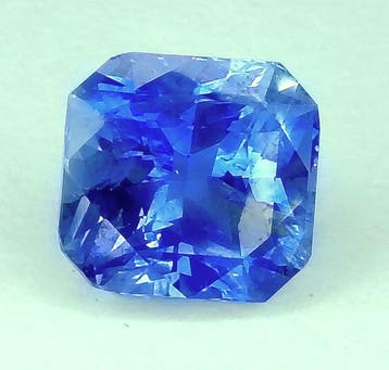 Blauw Saffier - 5.04 ct - nternational Colored Gemstone, Nieuw