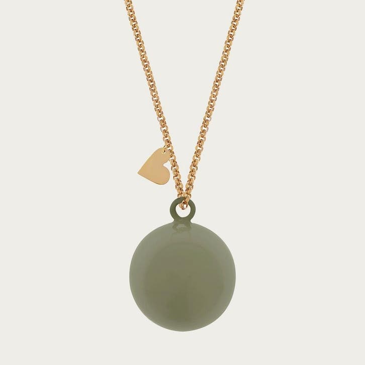 Proud MaMa Zwangerschapsketting Babybel Feline groen goud kl, Sieraden, Tassen en Uiterlijk, Kettingen, Nieuw, Verzenden