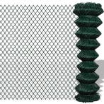 vidaXL Gaashek 1,5x25 m staal groen, Verzenden, Nieuw, IJzer, 1 tot 2 meter