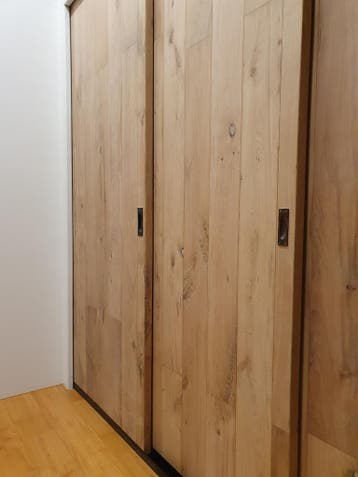 eiken kastdeuren diverse maten mogelijk, 200 cm of meer, Eikenhout, Nieuw, Ophalen of Verzenden
